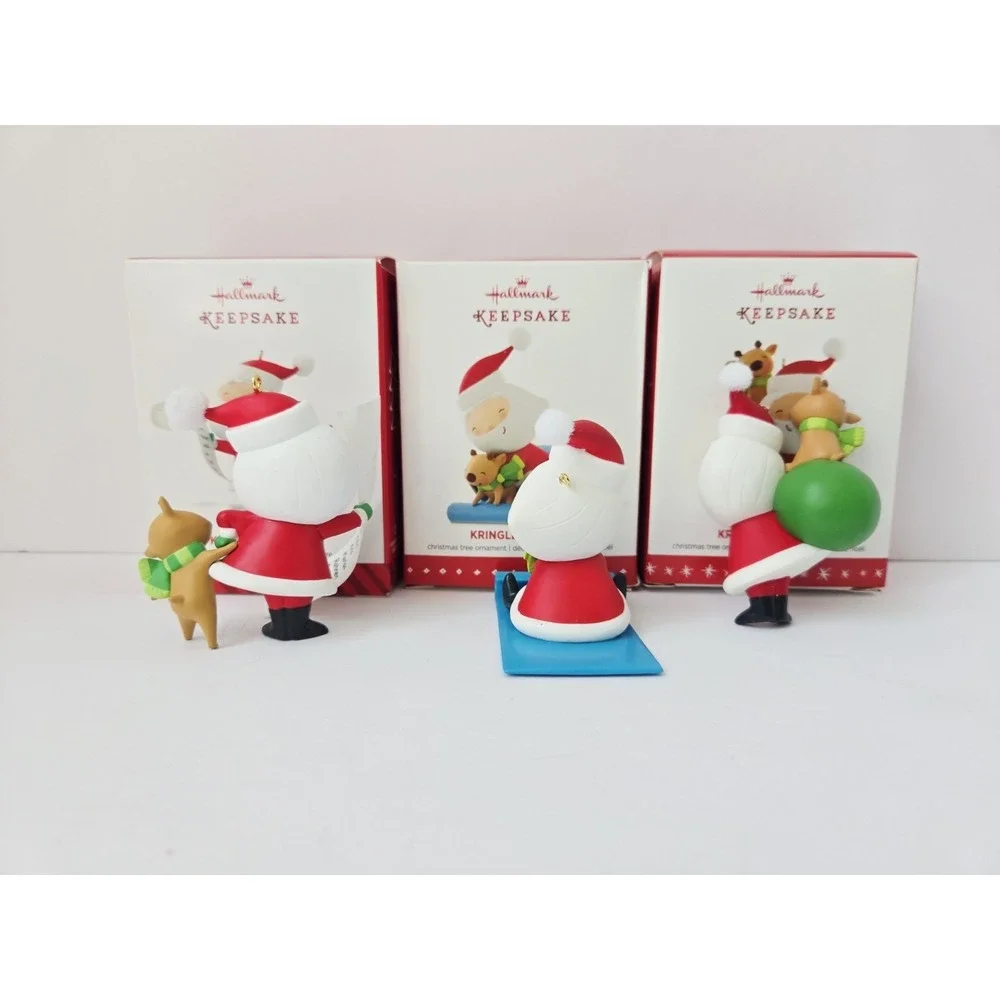Hallmark Christmas ornament‎ Series Kringle and Kris #1-3 Santa